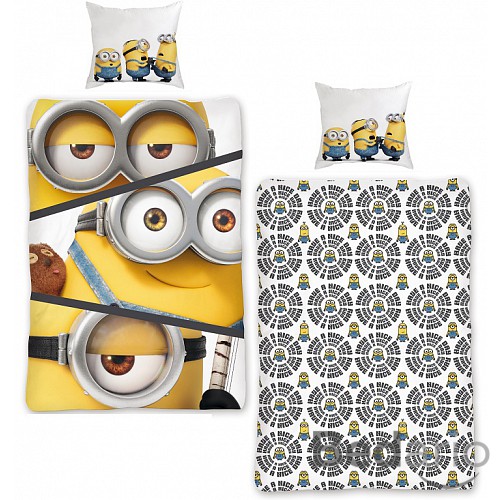 Dětské bavlněné povlečení Mimoni VI. 140x200 70x90