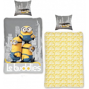 Dětské bavlněné povlečení Mimoni VII. 140x200 70x90