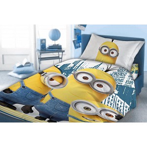 Dětské bavlněné povlečení Mimoni VIII. 140x200 70x90