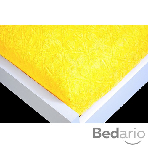 Žakárové prostěradlo 220x200 Premium - Citrónová