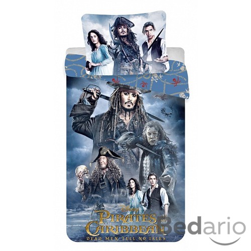 Bavlněné povlečení Piráti z Karibiku 140x200 70x90