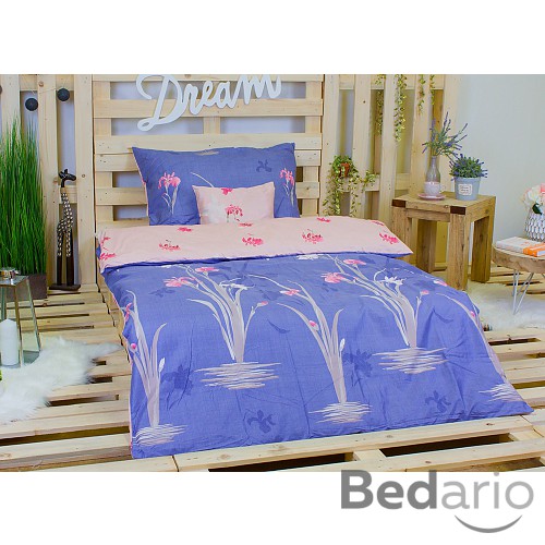 Hebké bavlněné povlečení 140x200+70x90+40x40 Pink trees