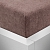 Froté prostěradlo 140x200 Premium - Tmavě hnědá