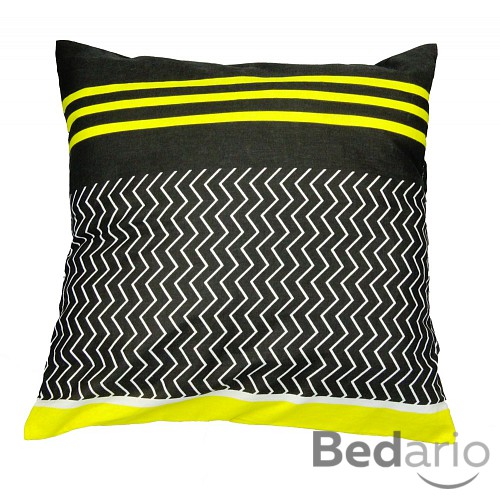 Luxusní RANFORCE Bavlněný povlak STYL žlutý 40x40