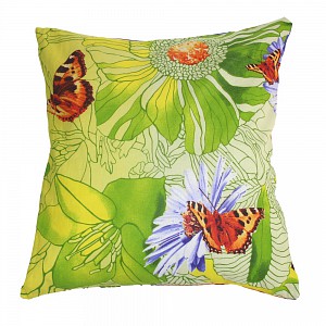 Bavlněný povlak MOTÝLCI V ZAHRADĚ 40x40
