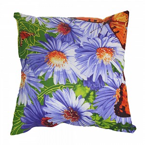 Bavlněný povlak MOTÝLCI V ZAHRADĚ 40x40