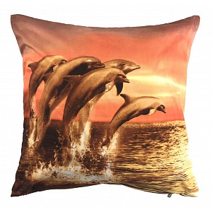 3D povlak 45x45 - Delfíni
