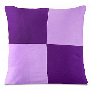 Povlak na polštářek KUBA V8 fial/V12 t.fial. 40x40