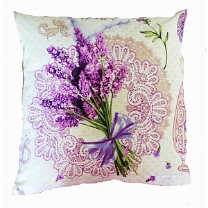 Povlak na polštářek Levandule 40x40 bavlna