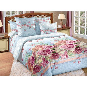 Perkálové povlečení RŮŽOVÉ SNY 220x200+2x70x90