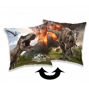 Dekorační polštářek 40x40 cm - Jurský svět Volcano
