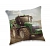 Dekorační polštářek 40x40 cm - Traktor Green