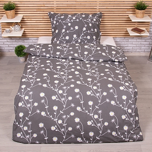 Bavlněné povlečení 140x200+70x90 Kopretiny