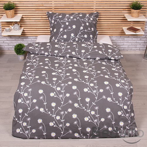 Bavlněné povlečení 140x200+70x90 Kopretiny