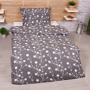 Bavlněné povlečení 140x200+70x90 Kopretiny