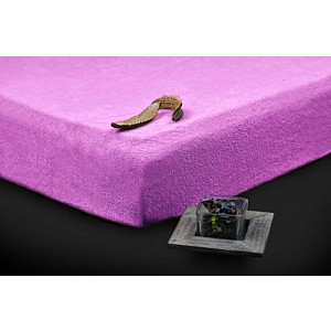 Froté prostěradlo 160x200 Premium - Světle fialová