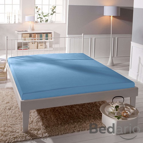 Microtop prostěradlo 180x200 - Světle modrá