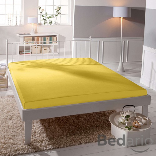 Microtop prostěradlo 180x200 - Žlutá