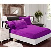 Mikroplyšové prostěradlo 90x200 Elegance - Tmavě fialová