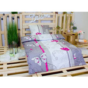 Bavlněné povlečení BUTTERFLY 140x200+70x90