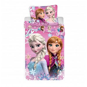 Bavlněné povlečení FROZEN 140x200+70x90 Duo sisters