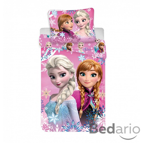 Bavlněné povlečení FROZEN 140x200+70x90 Duo sisters