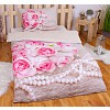 3D povlečení 140x200+70x90 Pearl Rose