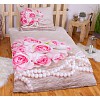 3D povlečení 140x200+70x90 Pearl Rose