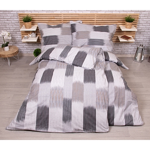 Zvýhodněná sada Microtop povlečení na dvě lůžka 140x200+70x90 Tahy štětcem II