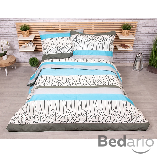 Francouzské bavlněné povlečení 220x200+2x70x90 Amber