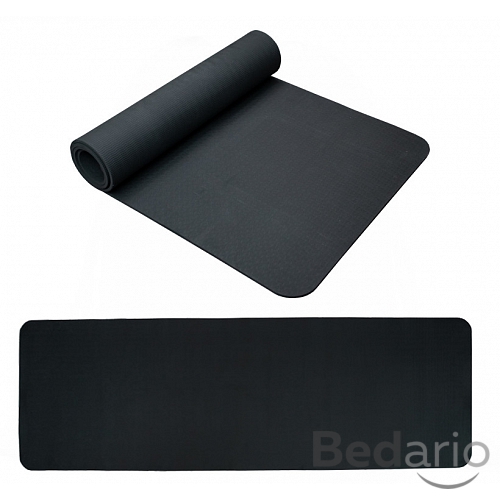 Fitness podložka na jógu - černá