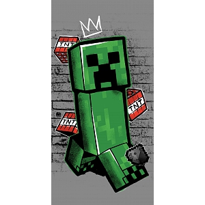 Osuška 70x140 - Minecraft Metro Art Creeper