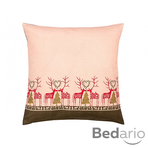 Bavlněný povlak na polštář 40x40 - vánoční