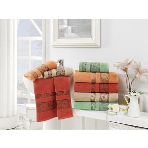 Froté ručník Maroko - Oranžová