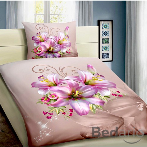 3D povlečení 140x200+70x90 Amarilis