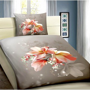 3D povlečení 140x200+70x90 Magnolie II