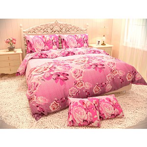 Microtop povlečení 140x200+70x90 Pivonky 3D