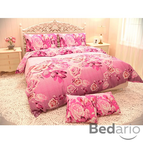 Microtop povlečení 140x200+70x90 Pivonky 3D