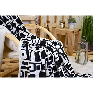 Deka beránek 150x200 - Černobílé bludiště