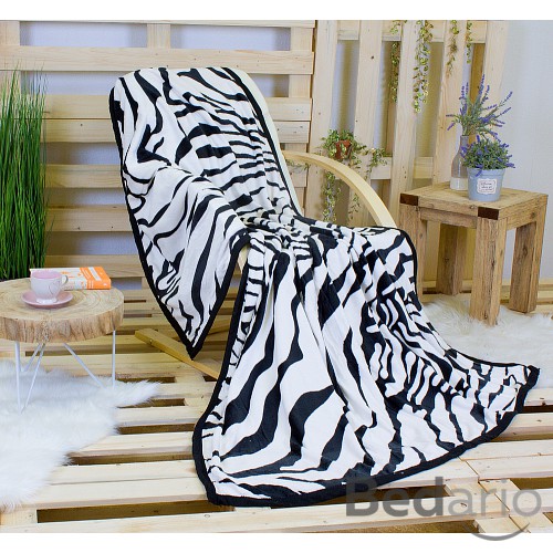 Deka jemné mikrovlákno 150x200 Zebra