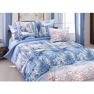 Perkálové povlečení Zima 220x200+2x70x90