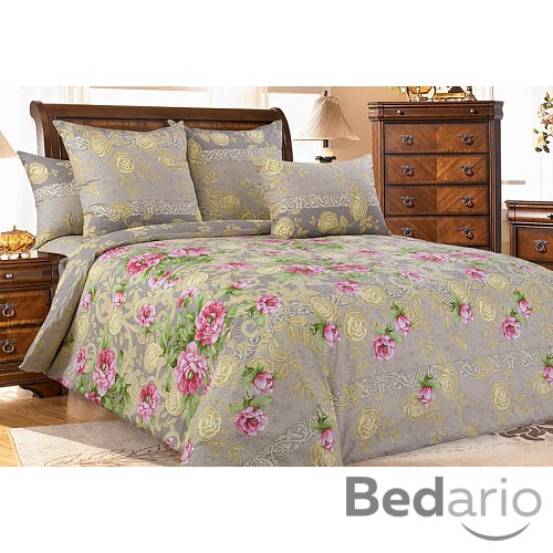 Perkálové povlečení ZLATOVÁ 220x200+2x70x90