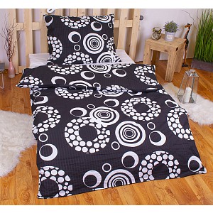 Krepové povlečení EXCLUSIVE 140x200+70x90 Bubble