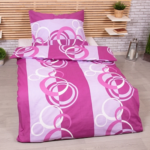 Bavlněné povlečení Exclusive 140x200+70x90 Antonie ostružinová