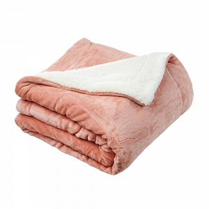 Deka beránek 150x200 - Lososová