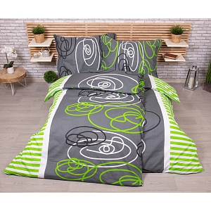 Zvýhodněná sada bavlněného povlečení Exclusive na dvě lůžka 140x200+70x90 Blake