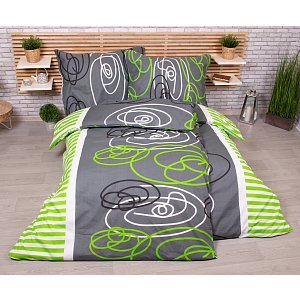 Zvýhodněná sada bavlněného povlečení Exclusive na dvě lůžka 140x200+70x90 Blake