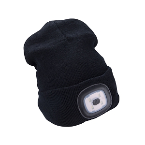 Čepice s čelovým světlem Extol LIGHT - Černá