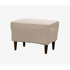 Potah na taburet Gisela - Krémová