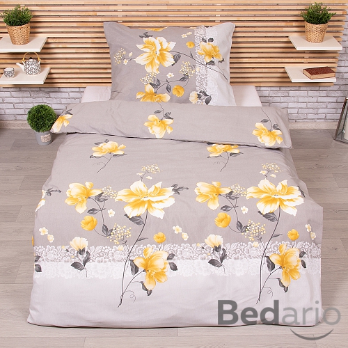 Bavlněné povlečení 140x200+70x90 Aida